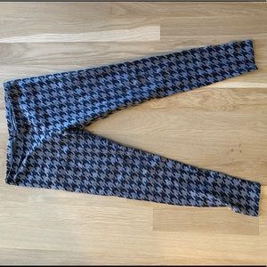 Houndstooth Cotton Leggings